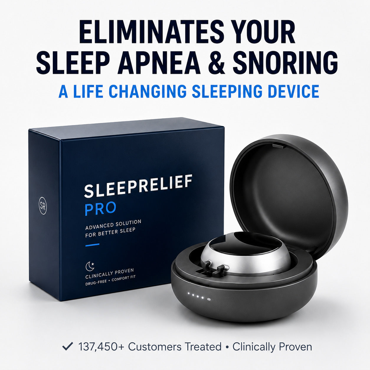 SleepRelief Pro - Stops Snoring & Sleep Apnea